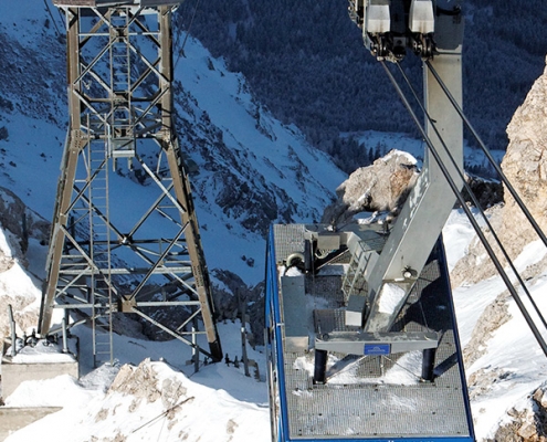 Cable car in the Alps