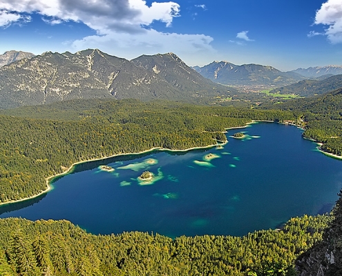 Eibsee See bei Grainau