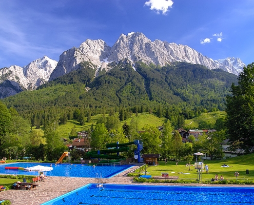 Schwimmbad Grainau Schwimmen in Grainau