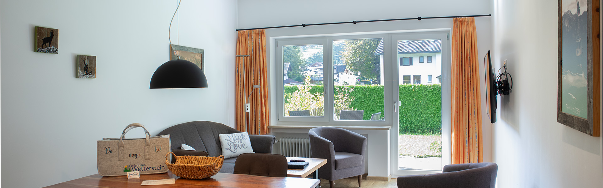 Unsere Ferienwohnung "Manndl" im Ferienhaus Wetterstein im wunderschönen Grainau direkt an der Zugspitze